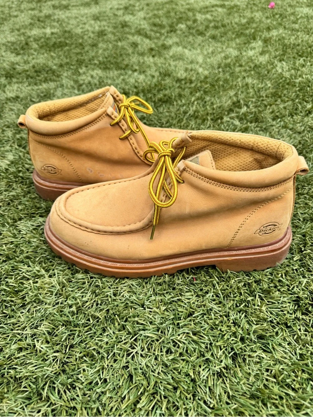 Dickies Mens Tan Work-Style Moc Toe Boots